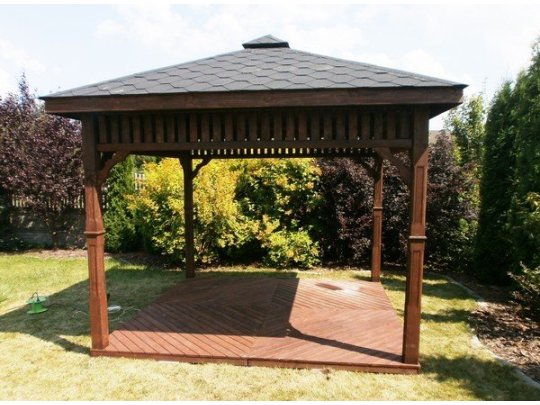 Rechteckiger Pavillon P8 3 x 3 m 9 m2