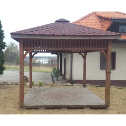 Rechteckiger Pavillon P8 3 x 3 m 9 m2