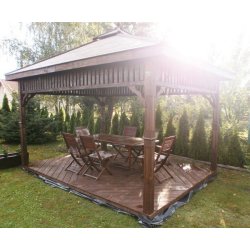 Rectangular gazebo P8 4 x 3 m 12 m2