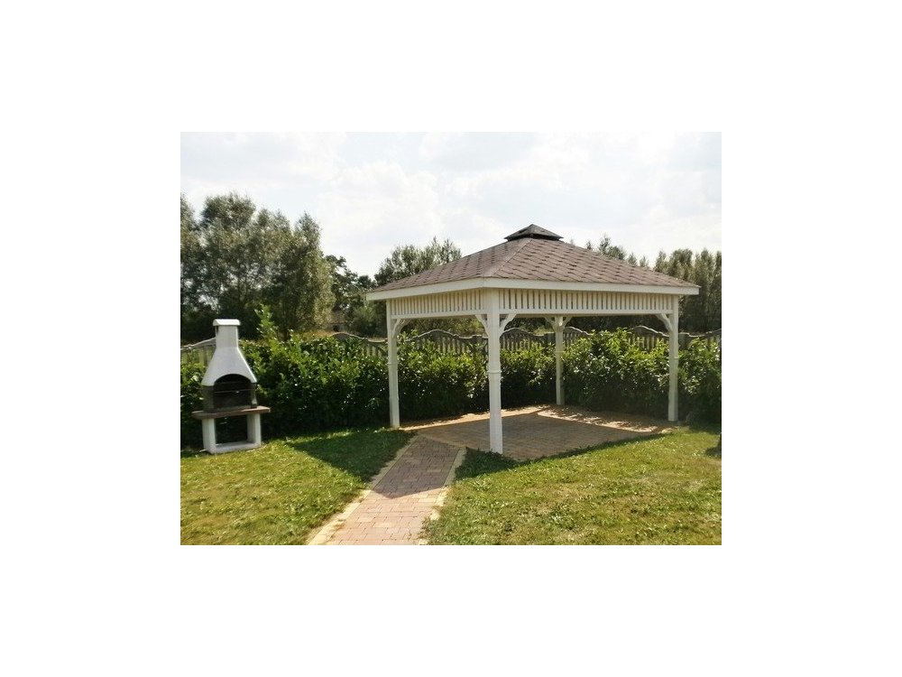 Rectangular gazebo P8 4 x 3 m 12 m2