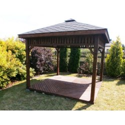 Rectangular gazebo P8 4 x 3 m 12 m2