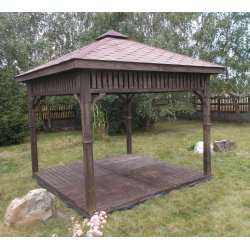 Rectangular gazebo P8 4 x 3 m 12 m2
