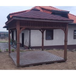 Rechteckiger Pavillon P8 4 x 4 m 16 m2