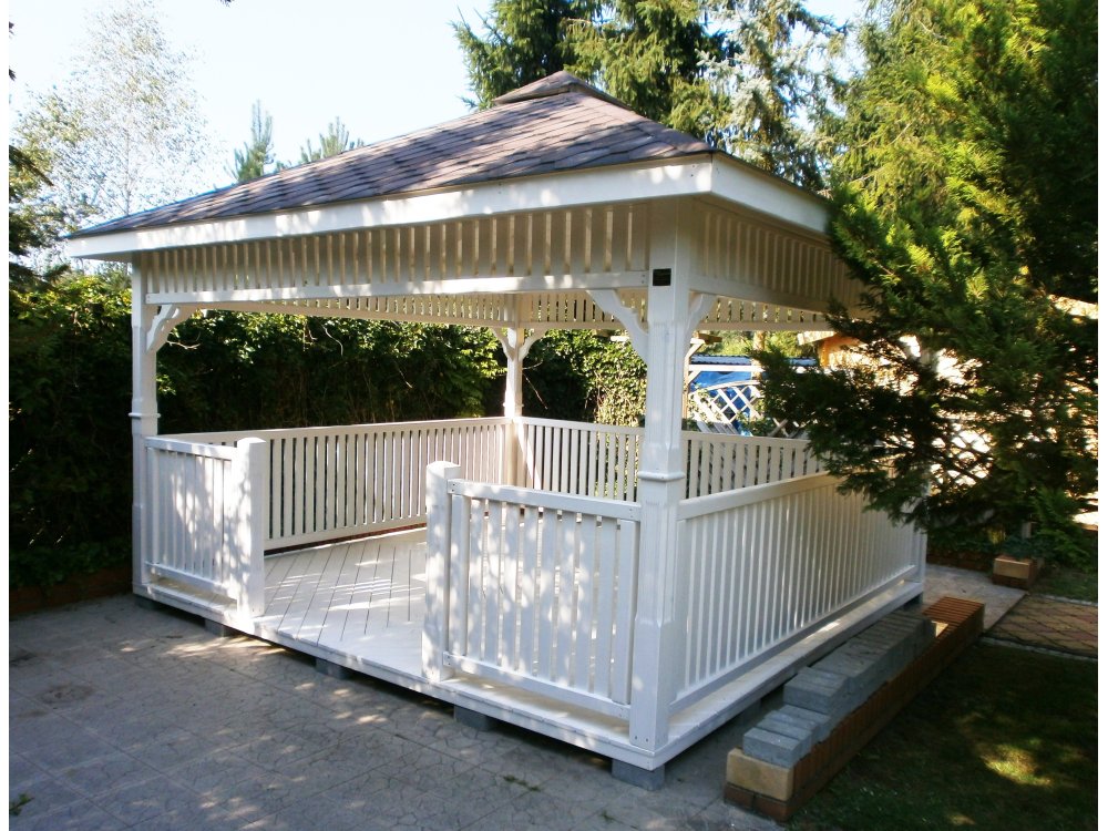 Rechteckiger Pavillon P9 3 x 3 m 9 m2