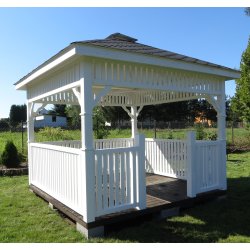 Rechteckiger Pavillon P9 3 x 3 m 9 m2