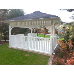 Rectangular gazebo P9 4 x 3 m 12 m2