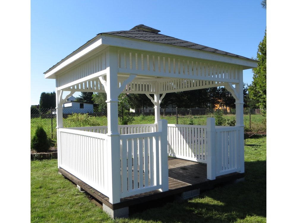 Rechteckiger Pavillon P9 4 x 3 m 12 m2
