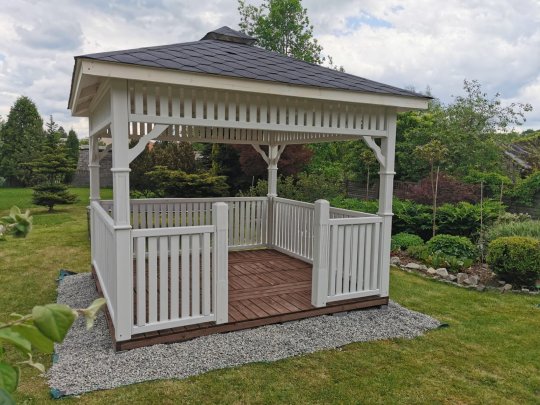 Rectangular gazebo P9 4 x 3 m 12 m2
