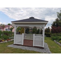Rectangular gazebo P9 4 x 3 m 12 m2