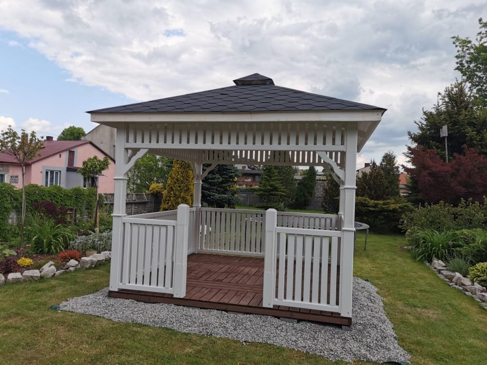 Rectangular gazebo P9 4 x 3 m 12 m2
