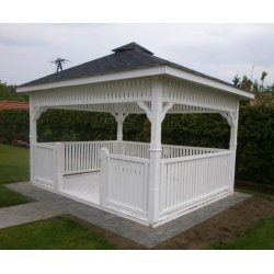 Rectangular gazebo P9 4 x 4 m 16 m2