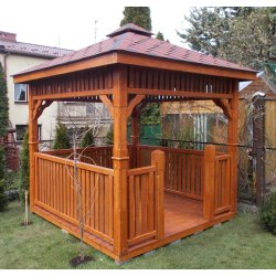 Rectangular gazebo P9 4 x 4 m 16 m2