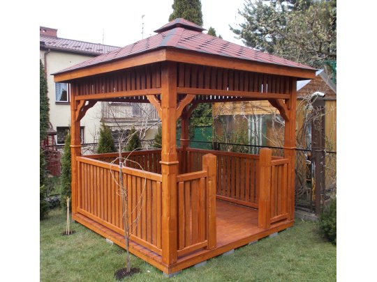 Rectangular gazebo P9 4 x 4 m 16 m2