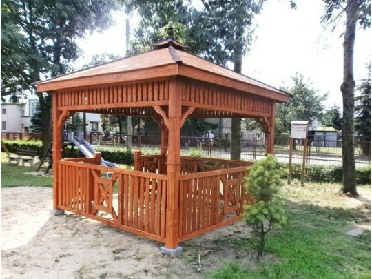 Rechteckiger Pavillon P9b 3 x 3 m 9m2