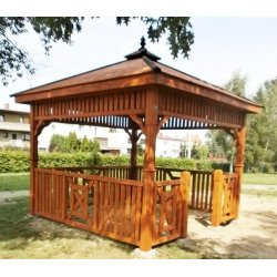 Rechteckiger Pavillon P9b 3 x 3 m 9m2
