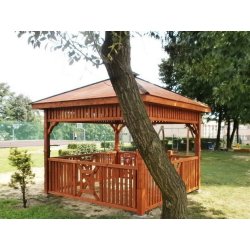 Rechteckiger Pavillon P9b 3 x 3 m 9m2
