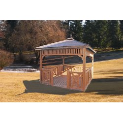 Rectangular gazebo P9b 4 x 3 m 12 m2