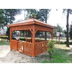 Rectangular gazebo P9b 4 x 3 m 12 m2