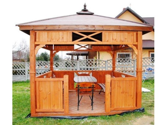 Rectangular gazebo P9c 4 x 3 m 12 m2
