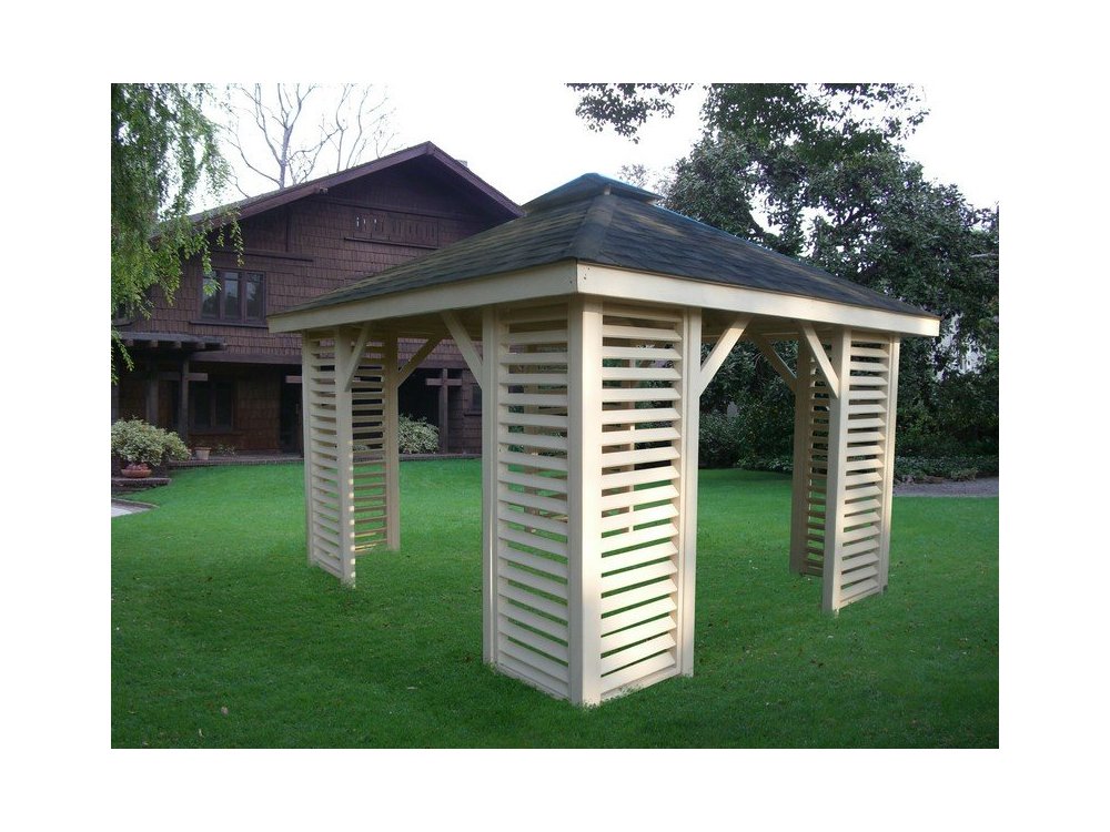 Rectangular gazebo P10 3 x 3 m 9 m2