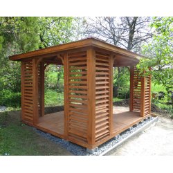 Rechteckiger Pavillon P10 3 x 3 m 9 m2