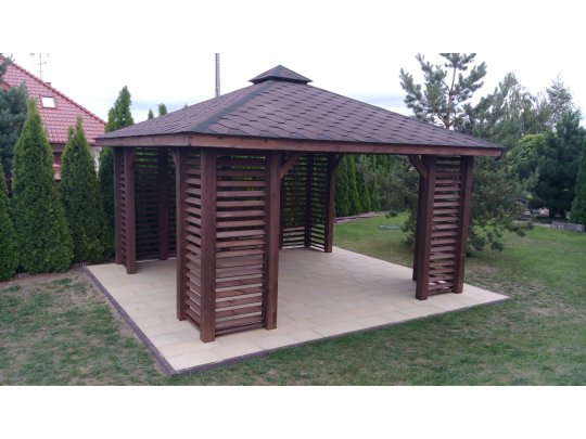Rectangular gazebo P10 3 x 3 m 9 m2