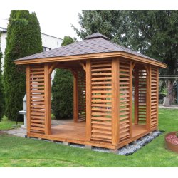 Rechteckiger Pavillon P10 4 x 3 m 12 m2
