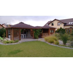 Rechteckiger Pavillon P10 4 x 3 m 12 m2