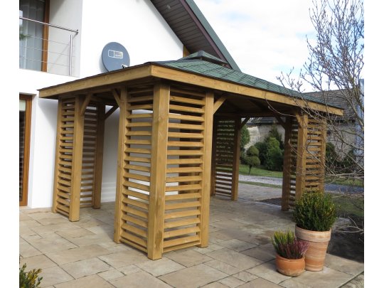 Rectangular gazebo P10 4 x 3 m 12 m2