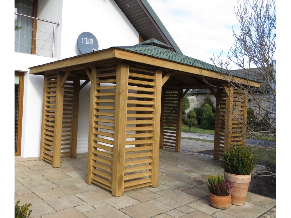 Rectangular gazebo P10 4 x 3 m 12 m2