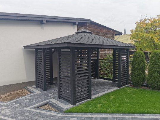 Rechteckiger Pavillon P10 4 x 3 m 12 m2
