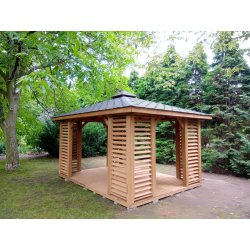 Rectangular gazebo P10 4 x 3 m 12 m2