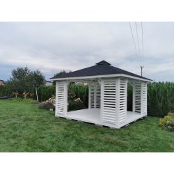 Rechteckiger Pavillon P10 4 x 4 m 16 m2