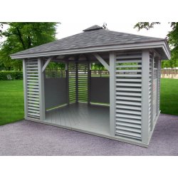 Rechteckiger Pavillon P10a 4 x 3 m 12 m2