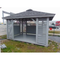 Rechteckiger Pavillon P10a 4 x 3 m 12 m2