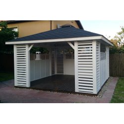 Rechteckiger Pavillon P10a 4 x 3 m 12 m2