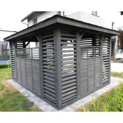 Rechteckiger Pavillon P10a 4 x 3 m 12 m2