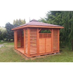 Rechteckiger Pavillon P10a 4 x 3 m 12 m2