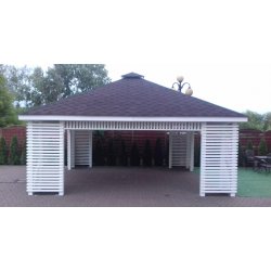 Rectangular gazebo P10b 3 x 3 m 9m2