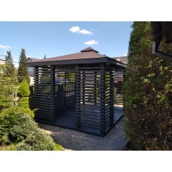 Rechteckiger Pavillon P10b 3 x 3 m 9m2