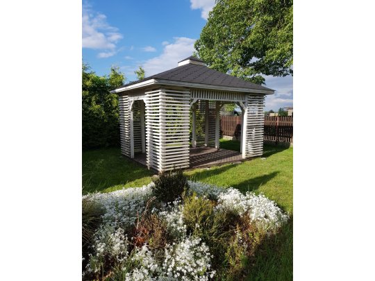 Rechteckiger Pavillon P10b 3 x 3 m 9m2
