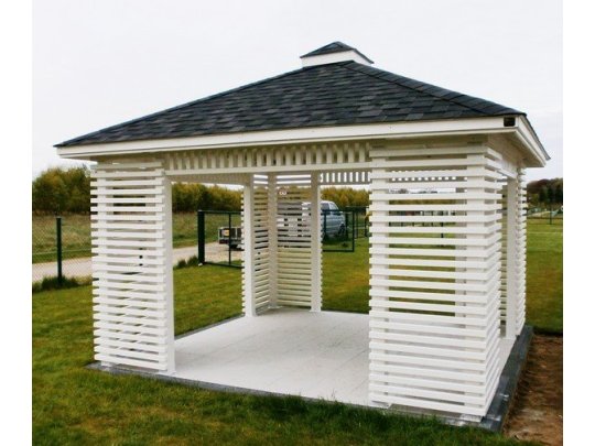 Rechteckiger Pavillon P10b 4 x 3 m 12 m2