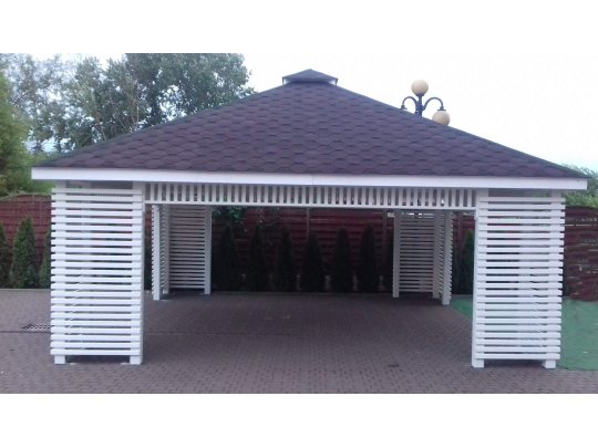 Rechteckiger Pavillon P10b 4 x 3 m 12 m2