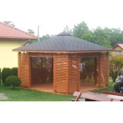 Rechteckiger Pavillon P10b 4 x 3 m 12 m2