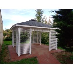 Rechteckiger Pavillon P10b 4 x 3 m 12 m2
