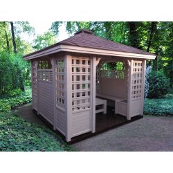 Rechteckiger Pavillon P11 3 x 3 m 9m2