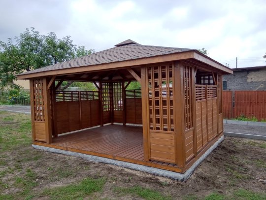 Rechteckiger Pavillon P11 3 x 3 m 9m2
