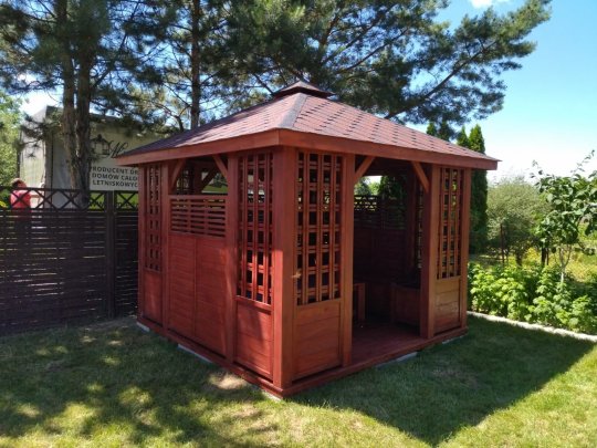 Rechteckiger Pavillon P11 3 x 3 m 9m2