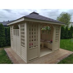 Rectangular gazebo P11 4 x 3 m 12 m2