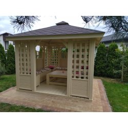 Rectangular gazebo P11 4 x 3 m 12 m2